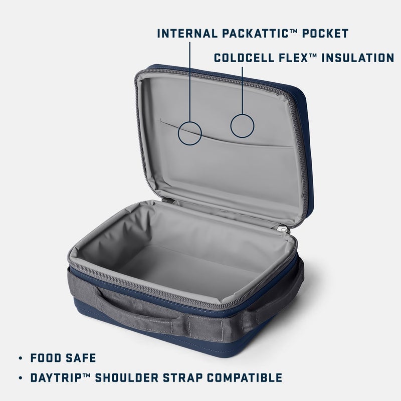 YETI حقيبة غداء معزولة ناعمة بسعة 5 لتر، سوداء - Image 2